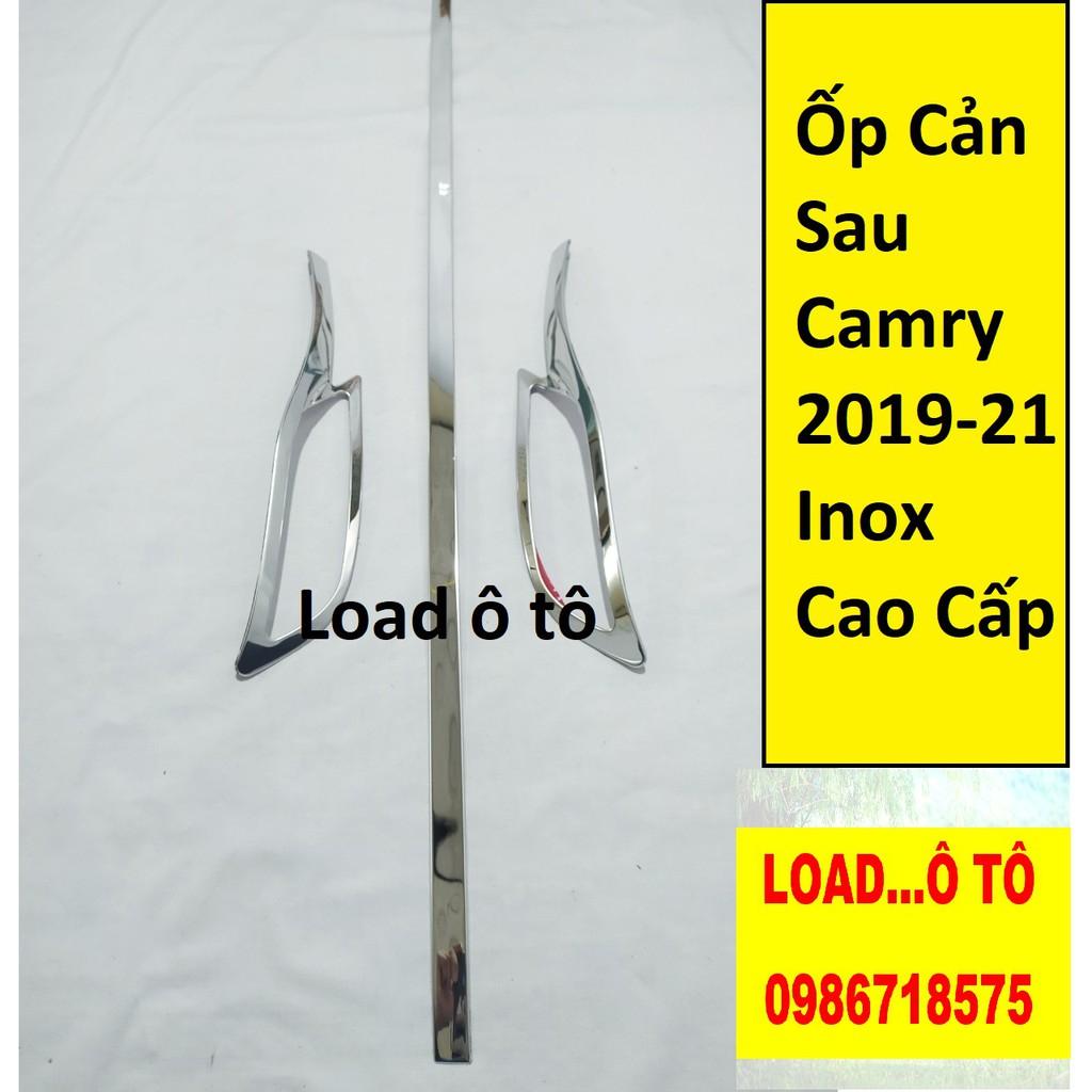 Ốp Cản Sau Toyota Camry 2022-2019 Hàng Inox Cao Cấp