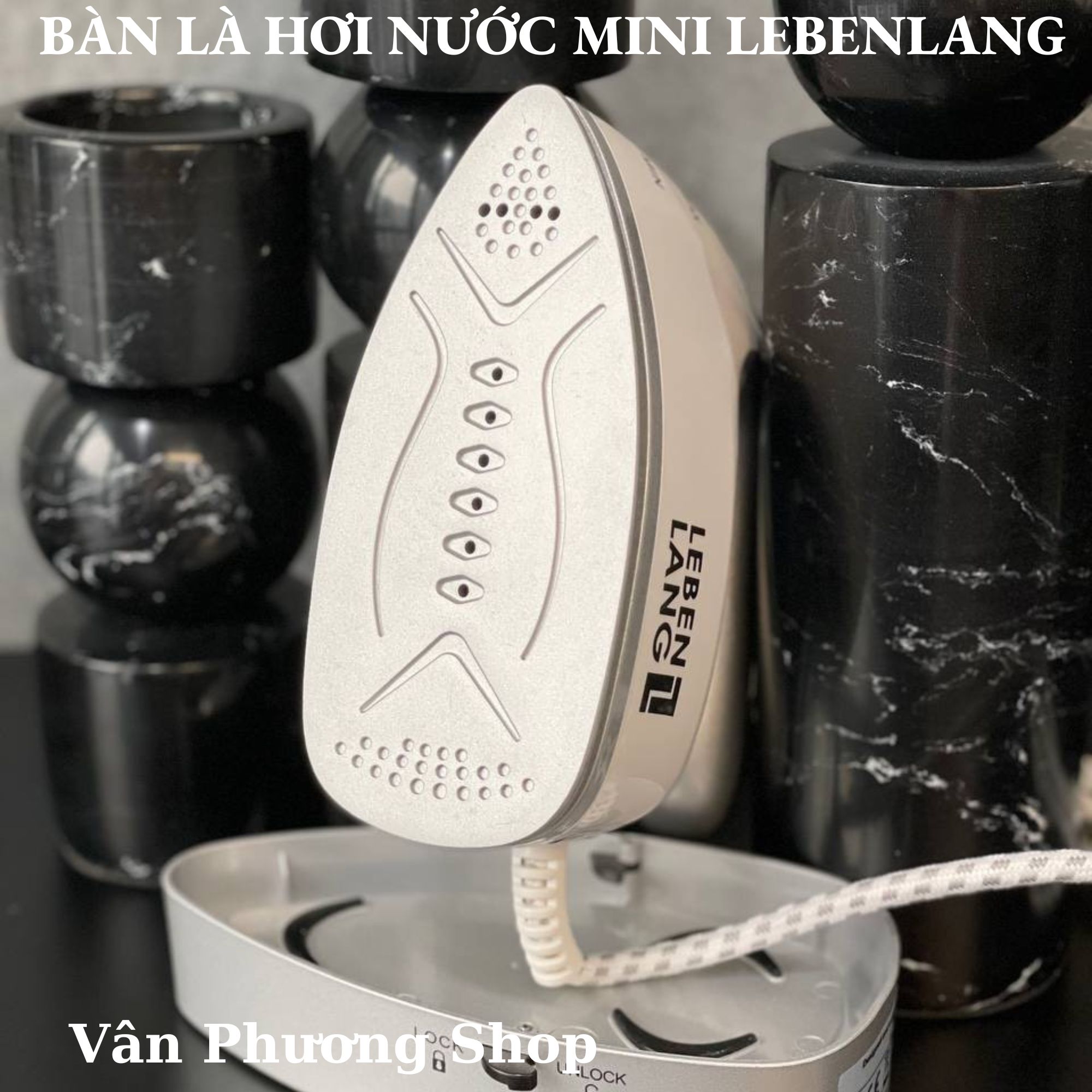 Bàn Là Hơi Nước Mini Du Lịch Lebenlang LBL66673 - Hàng Chính Hãng