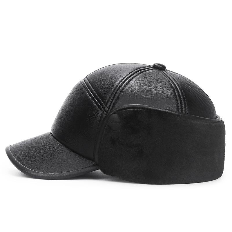 Mùa Đông Máy Bay Ném Bom Nón Nam Nữ Nga Da Ushanka Nón Có Vành Tai Lông Da Ấm Áp Thương Hiệu Nón Lưỡi Trai Bóng Chày