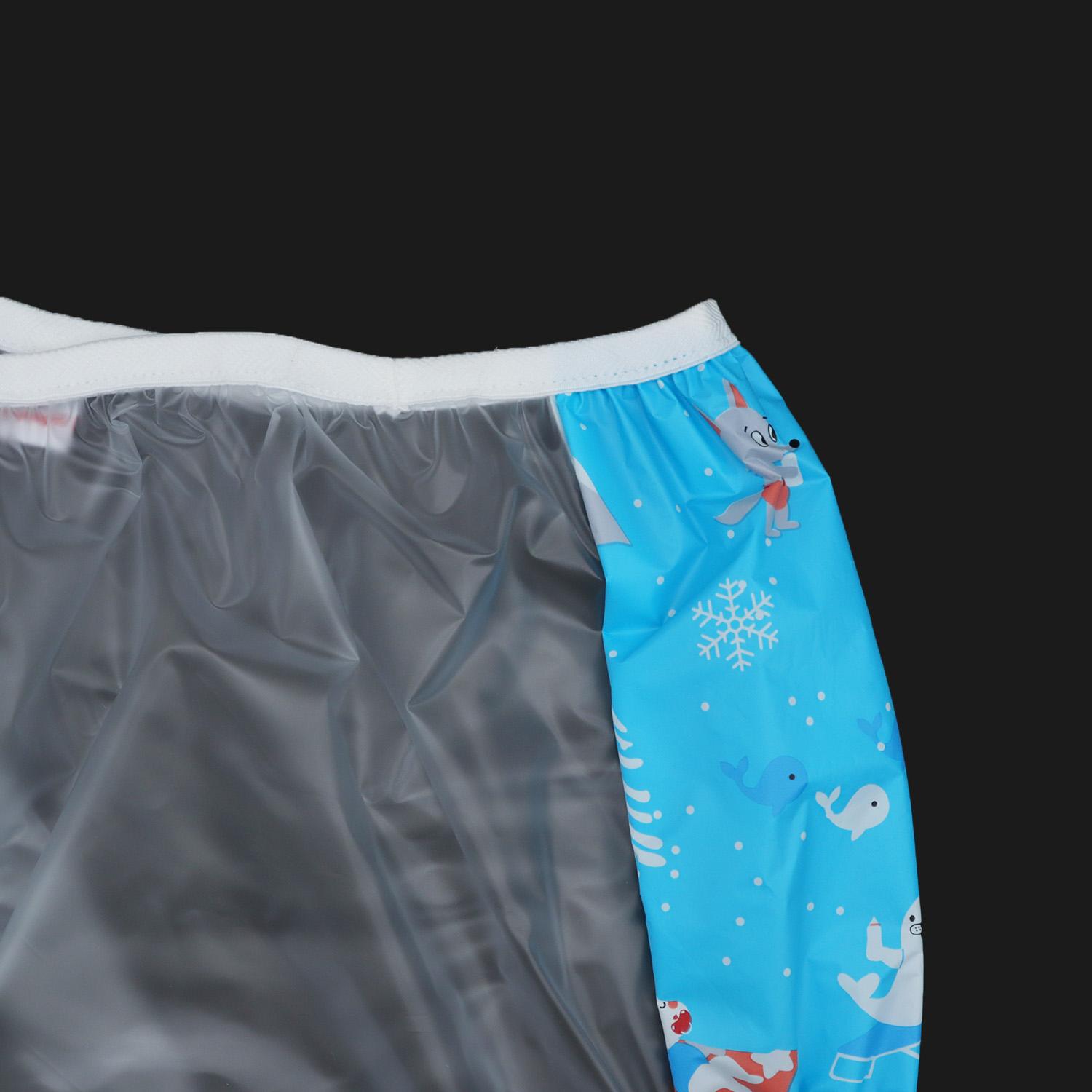 ABDL Trưởng Thành Bbay Tã Nhựa Pvc Có Thể Tái Sử Dụng Cho Bé Quần Tã Nhựa Đáy DDLG Người Lớn Bé Mới Quần Lót Xanh Dương Tã