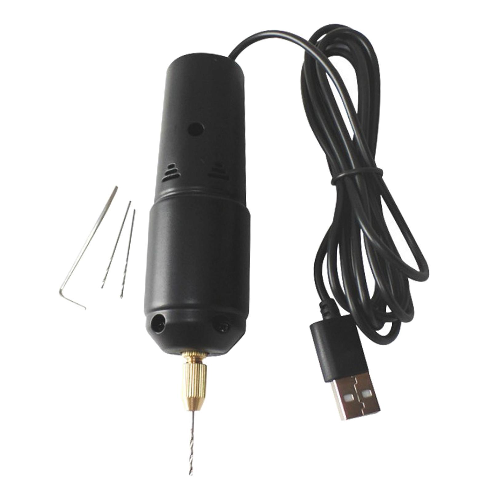 Drill with 5Pcs  held Micro USB Drill for