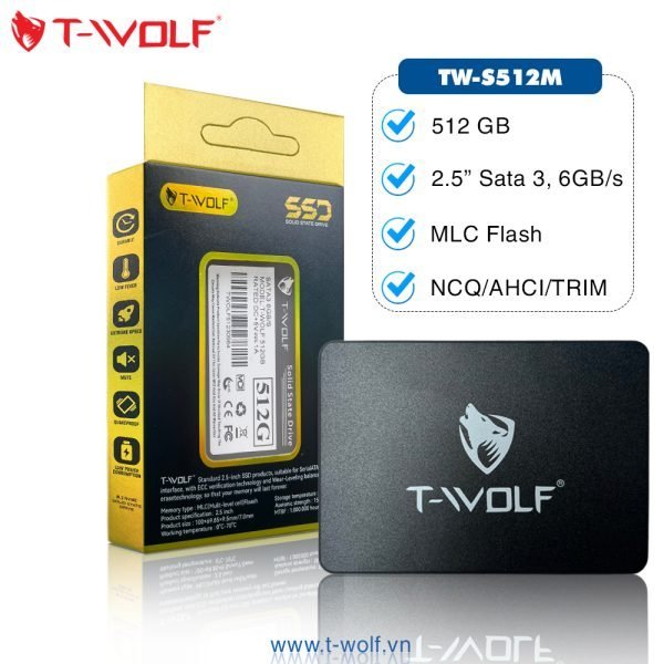 Ổ cứng SSD T-WOLF 128GB/256G/512G Sata3 2.5&quot; - Hàng chính hãng