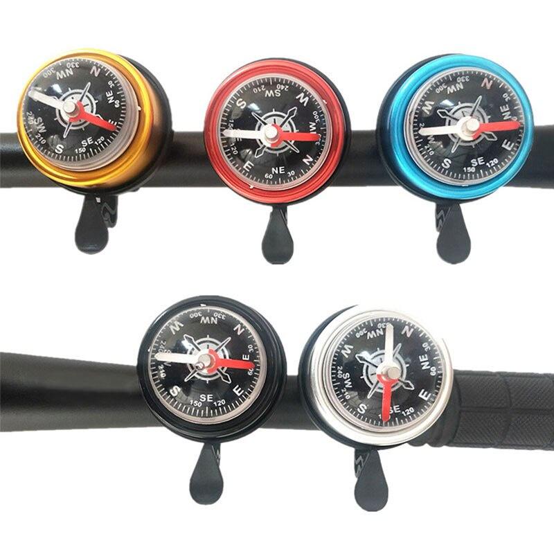 Bicycle Bell Horn Mountain Bike Handlebar Compass Bell Bike Horn Cycling Handlebar Compass Ring-down Horn Bicycle Accessories