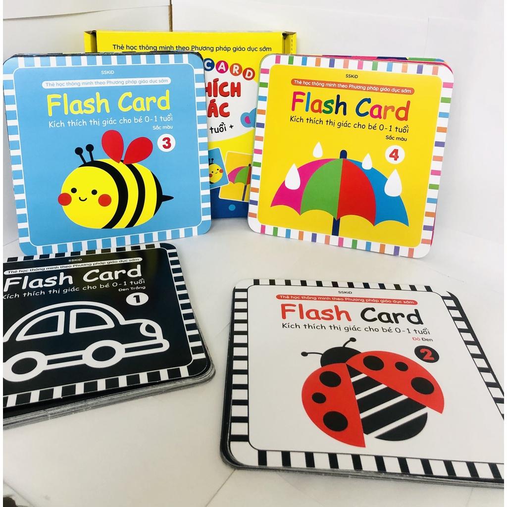 Thẻ Học Thông Minh Flashcard Kích Thích Thị Giác Cho Bé Từ 0-1 Tuổi Theo Phương Pháp Giáo Dục Sớm - Đồ Chơi Vinatoys