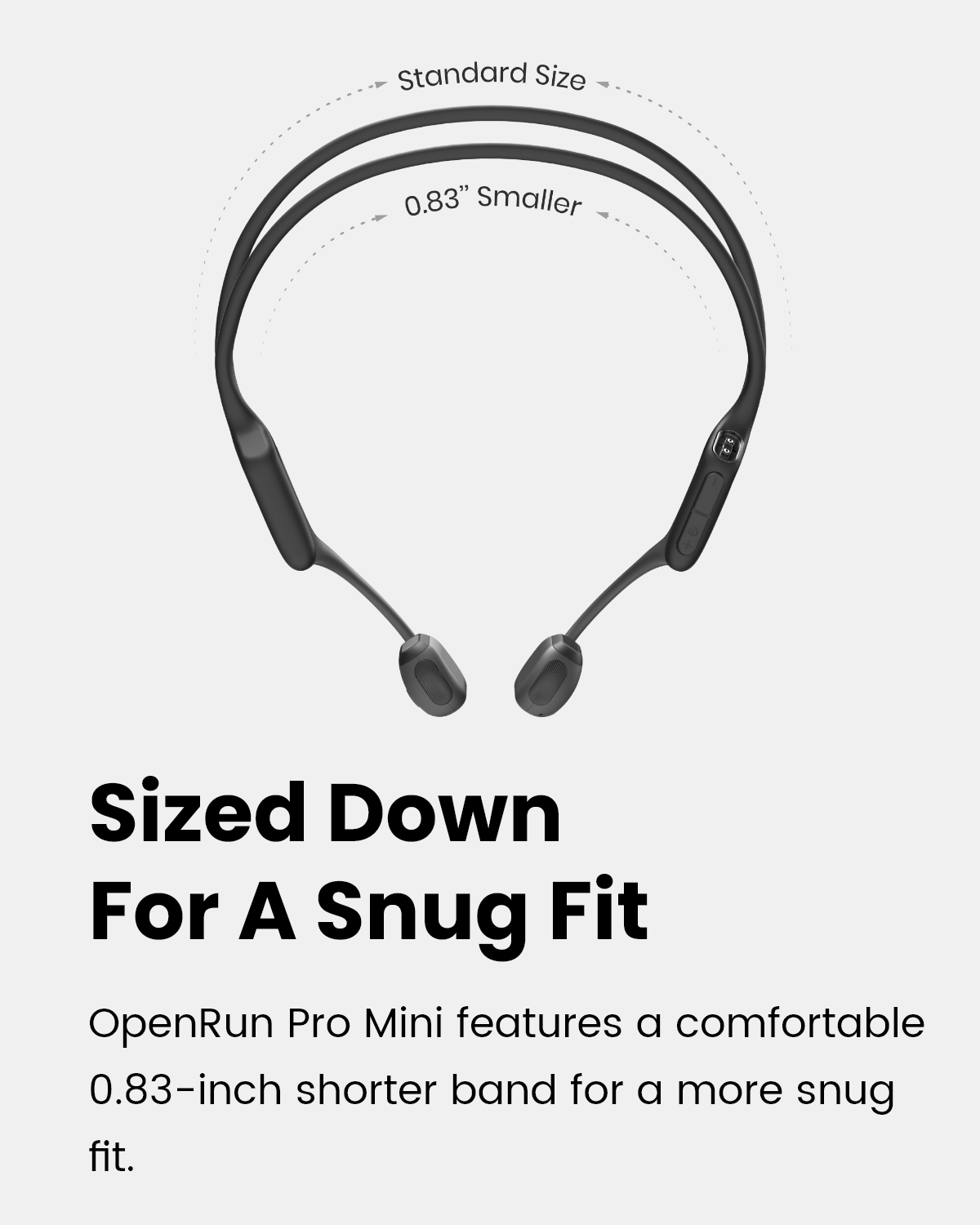 Tai nghe dẫn truyền xương Shokz OpenRun Pro mini S811 Màu Đen - Bảo Hành 2 năm - Hàng Chính Hãng