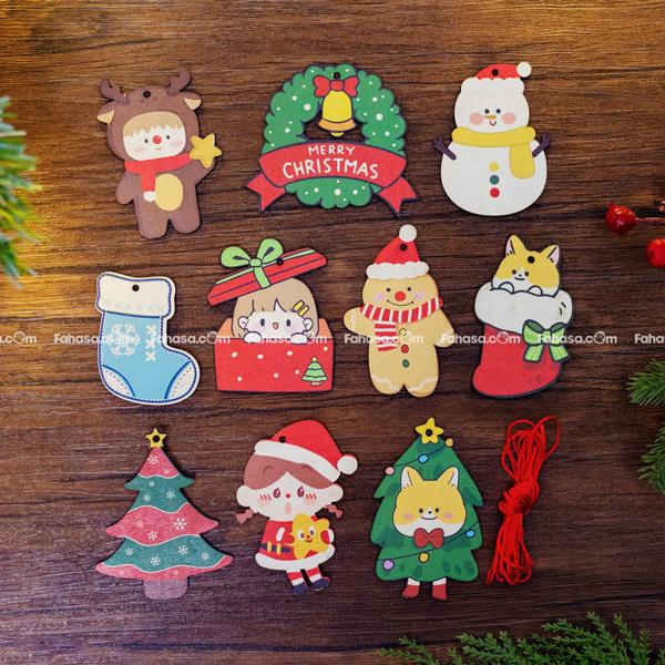 Dây Hình Gỗ Trang Trí Giáng Sinh - Bách Mộc - Set 5