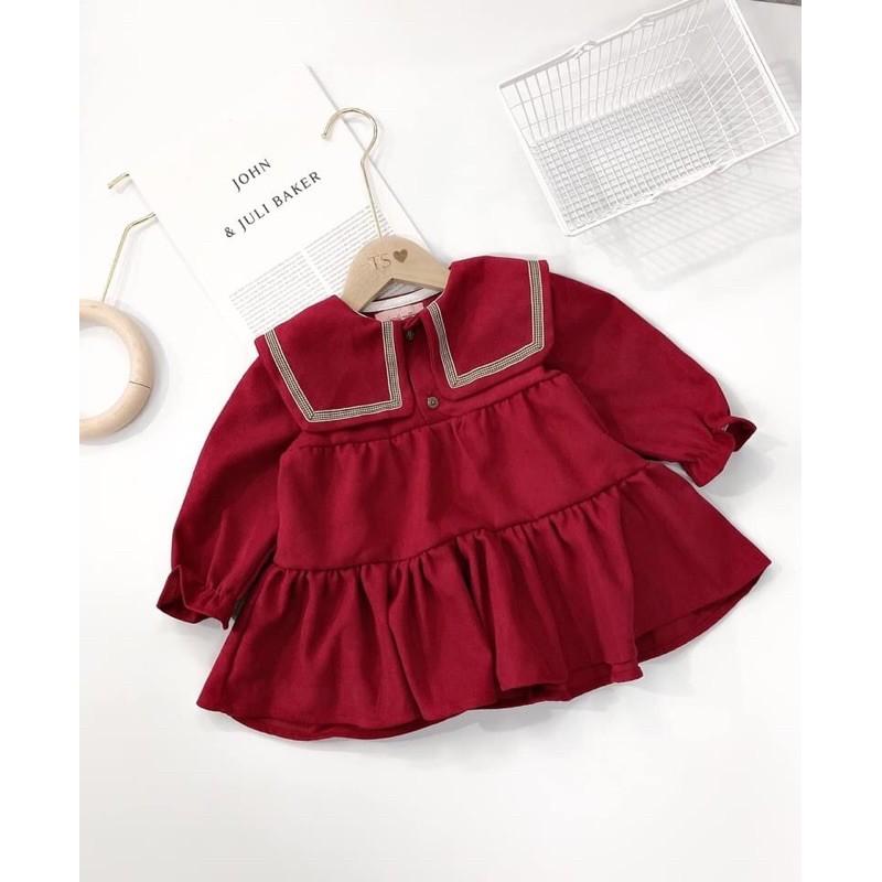 Váy đỏ bé gái siêu xinh