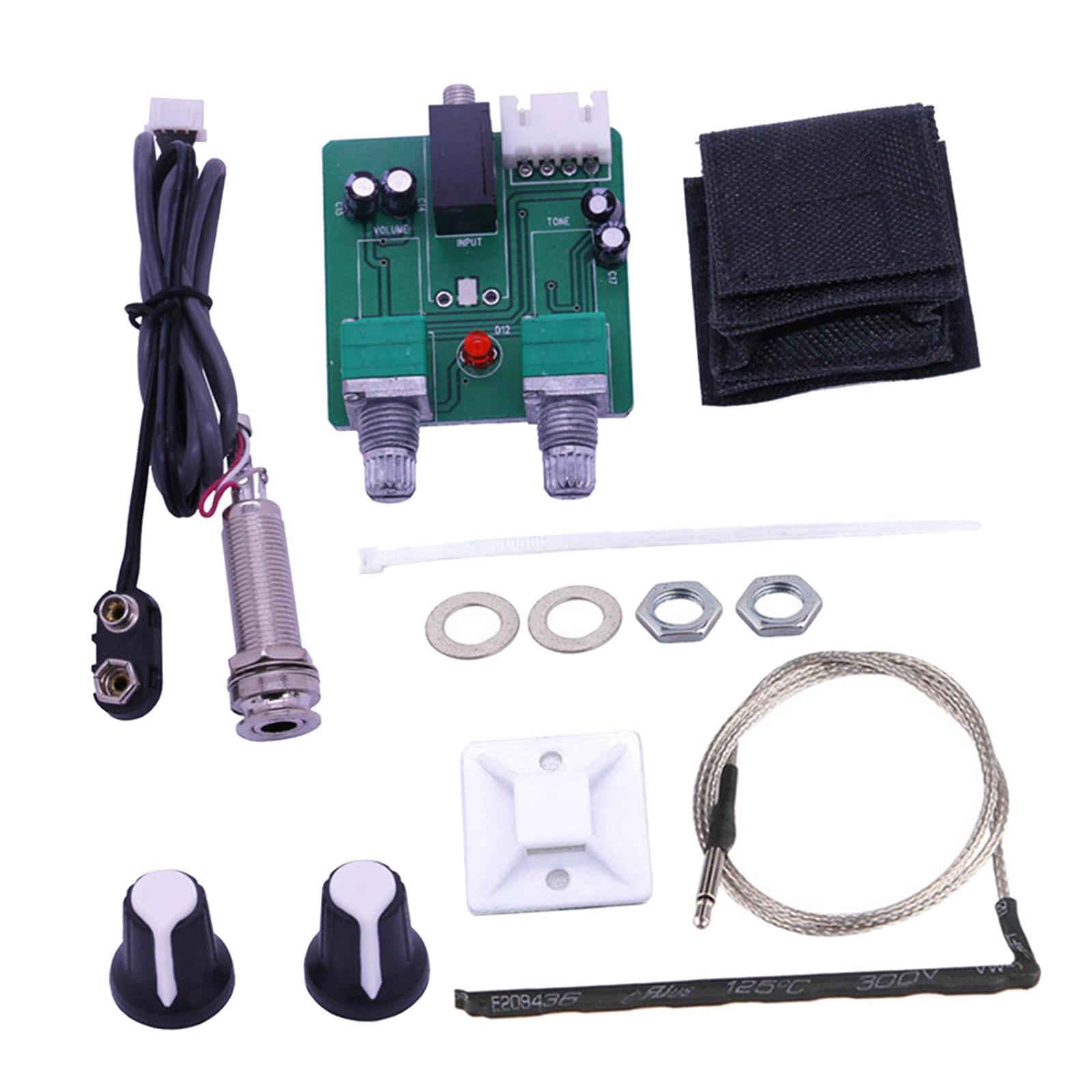 EQ Equalizer Pickup Acoustic Guitar Preamplifier Tuner and Volume Control