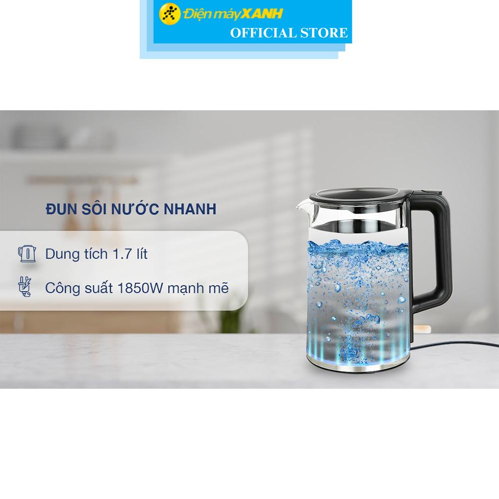 Bình đun siêu tốc Sunhouse Mama 1.7 lít SHD1330 - Hàng Chính Hãng