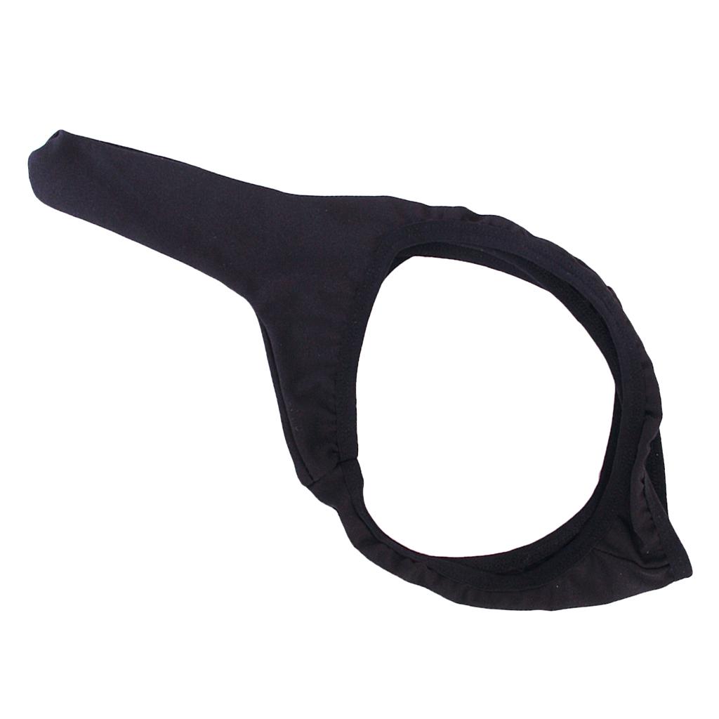 Stretch Men Black Pouch G-string Contour Thong Jockstrap Comfy Panty Briefs
