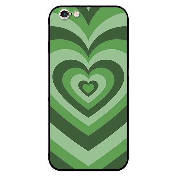 Ốp lưng dành cho iPhone 6 / 6s / 7 / 8 / 7 Plus / 8 Plus / SE 2020 - Tim Cầu Vồng Xanh Lá