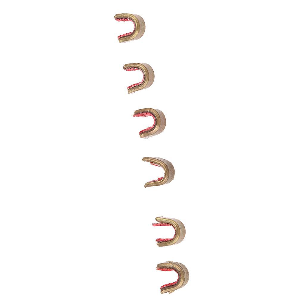 12 Pieces Bowstring Nocks Set Buckle Clips for Archery Nocking Points