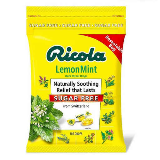 Kẹo ngậm thảo mộc Ricola hương bạc hà - bịch 105 viên