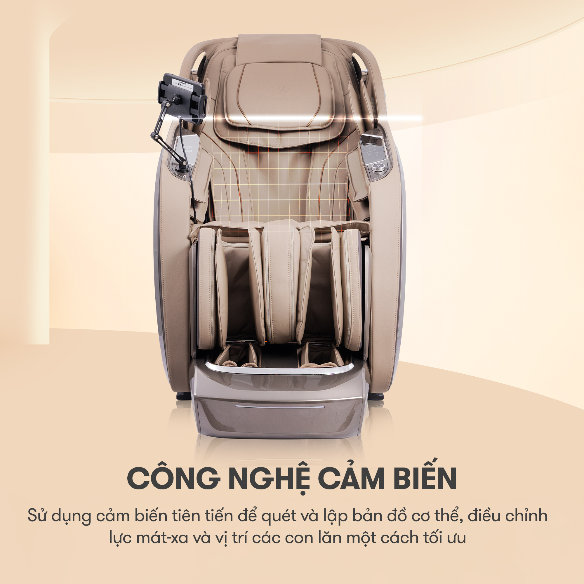 [Miễn phí lắp đặt] Ghế Massage KINGSPORT Deluxe G10 Công Nghệ Sóng Âm Kingsonic, 30 Bài Tập Chuyên Nghiệp