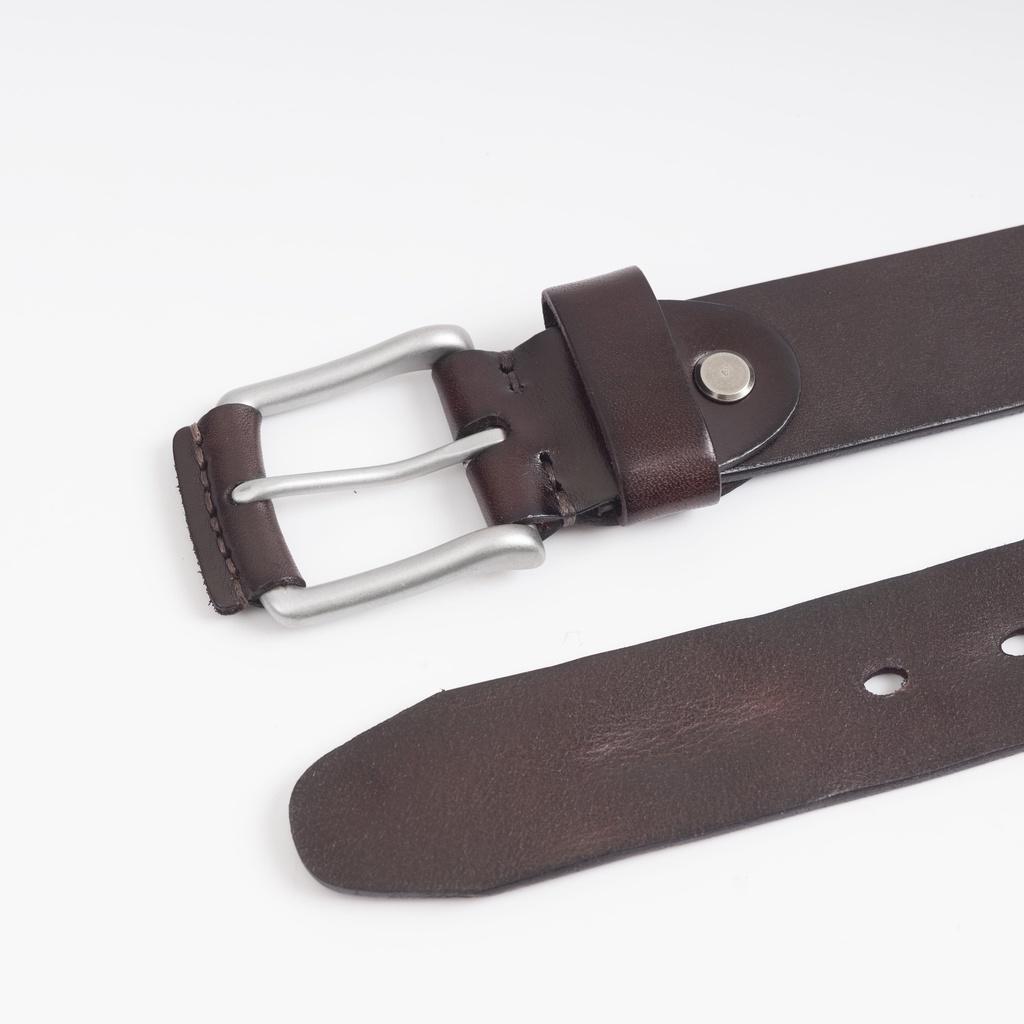 Thắt Lưng Nam Da Bò Nguyên Miếng LADODI Bản To 3.8 Cm Khóa Gài Hợp Kim Sáng Màu Thời Trang Cho Nam Cam Kết Lỗi 1 Đổi 1