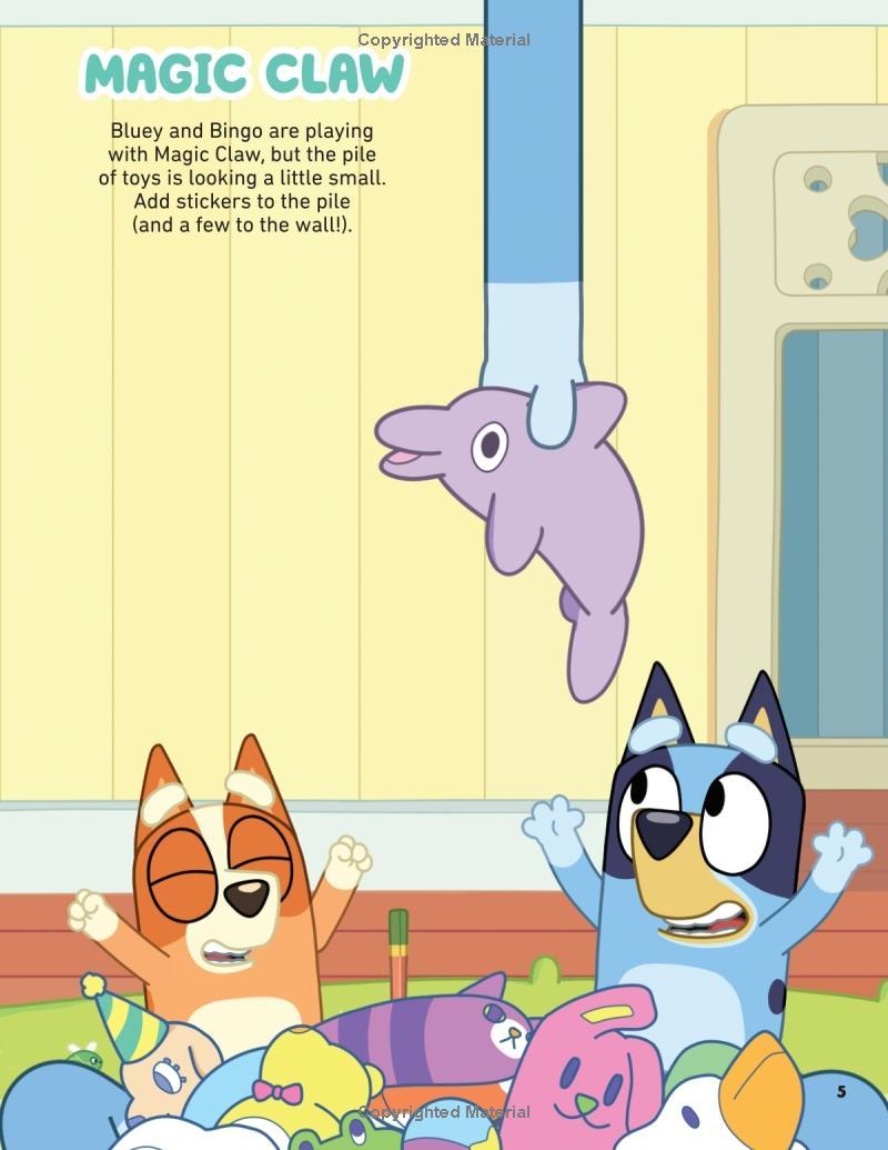 Sách ngoại văn: Bluey: Time to Play Sticker Activity