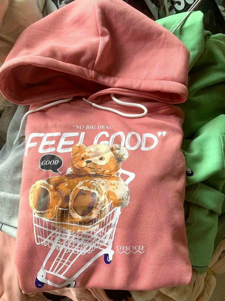 Áo hoodie FEELGOOD Unisex Rộng - Kiểu Khoác Nỉ Ngoại Cao Cấp Cặp Nam Nữ - THIÊN HÀ SHOP ÁO HOODIE