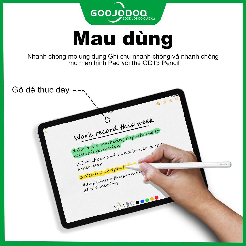 Bút Cảm Ứng stylus Goojodoq Bluetooth Gen 1 Đa Năng Cho Android / Ipad / HUAWEI / xiaomi / oppo pad
