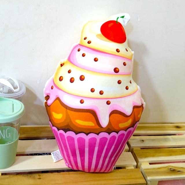 Gối 3D tựa lưng sofa cupcake
