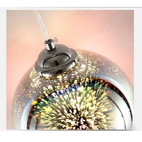 Đèn thả trang trí 3D, chao đèn thả thủy tinh, đèn decor TH688 + Tặng bóng đèn led