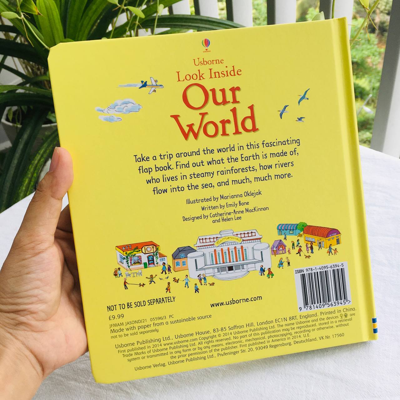 Sách tương tác tiếng Anh - Usborne Look Inside Our World