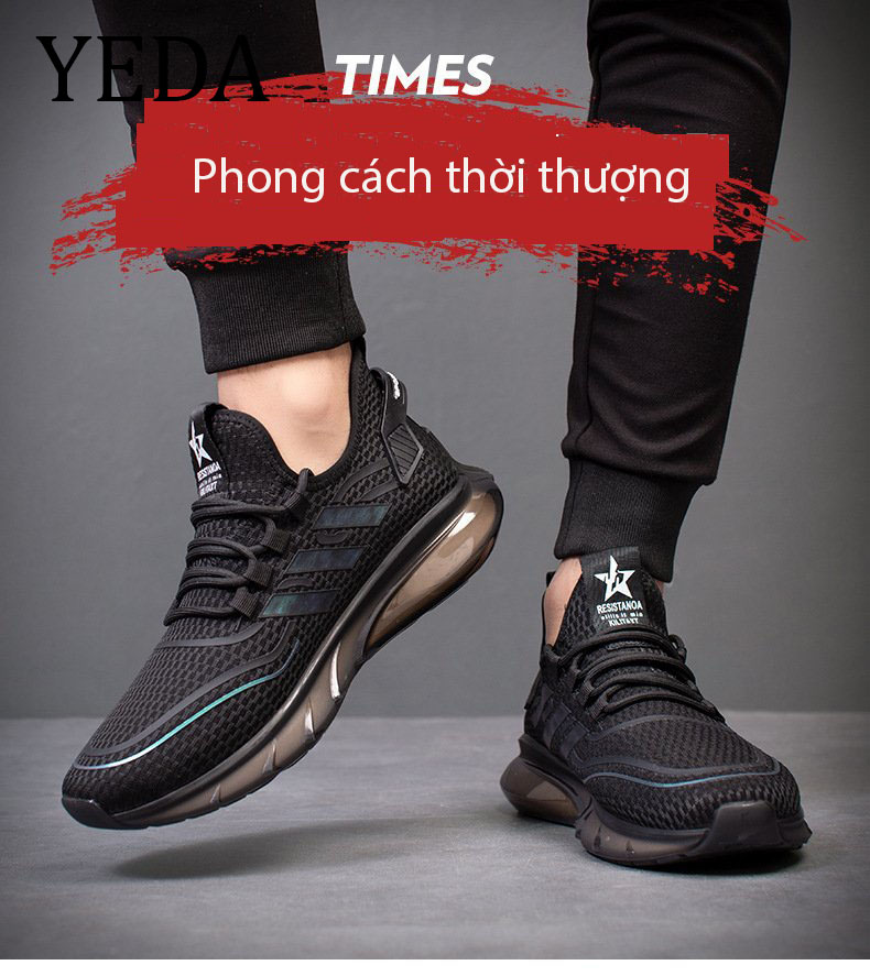 Giày thể thao nam dệt kim nhẹ nhàng trẻ trung kiểu dáng Châu Âu - 68911