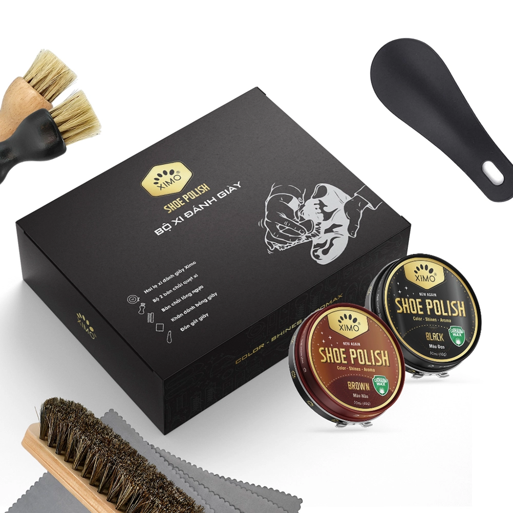 Xi Đánh Giày Sáp Shoe Polish XIMO Chính Hãng XI08