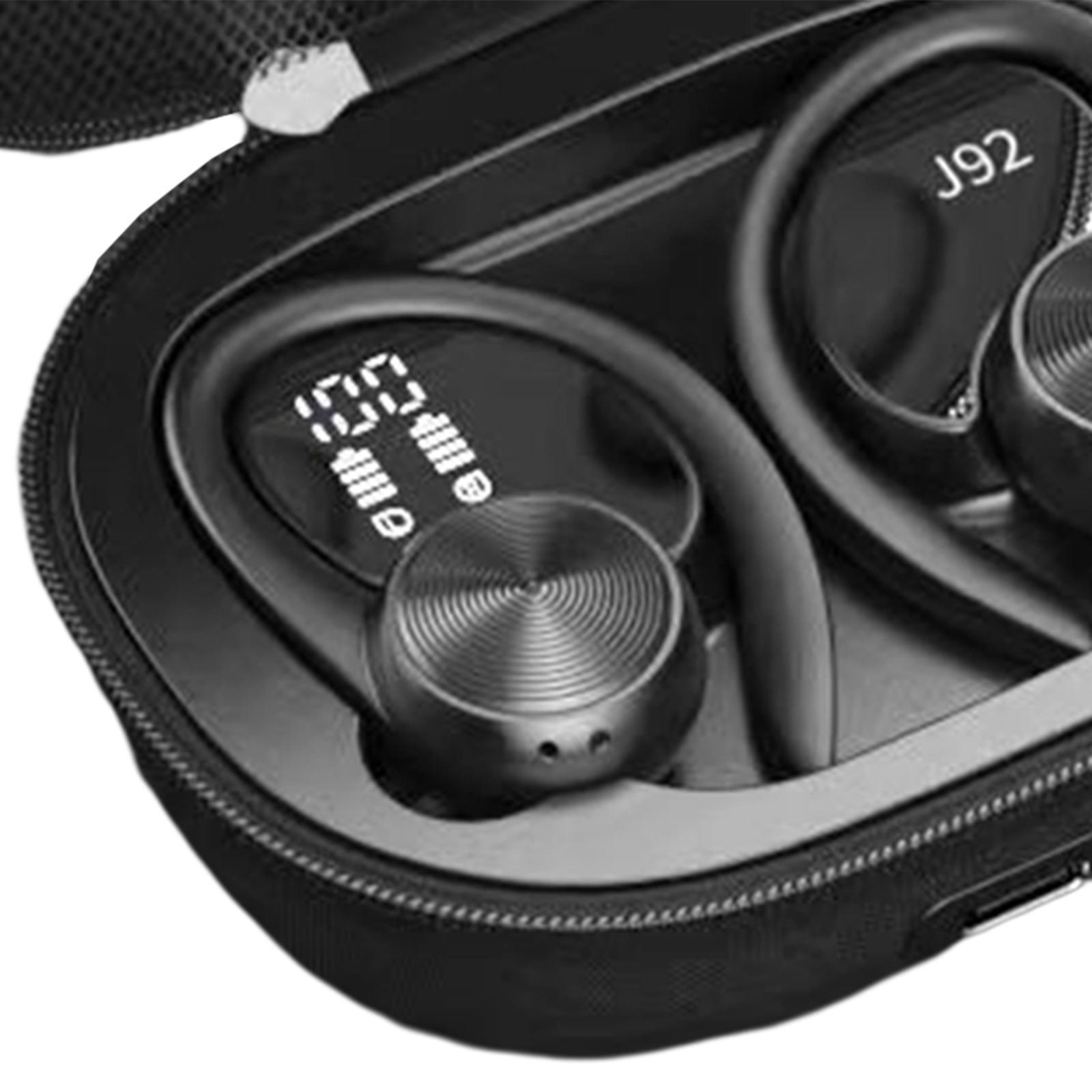 Bluetooth 5.0 Wireless Earbuds with Ear Hooks with Mic Stereo for Running