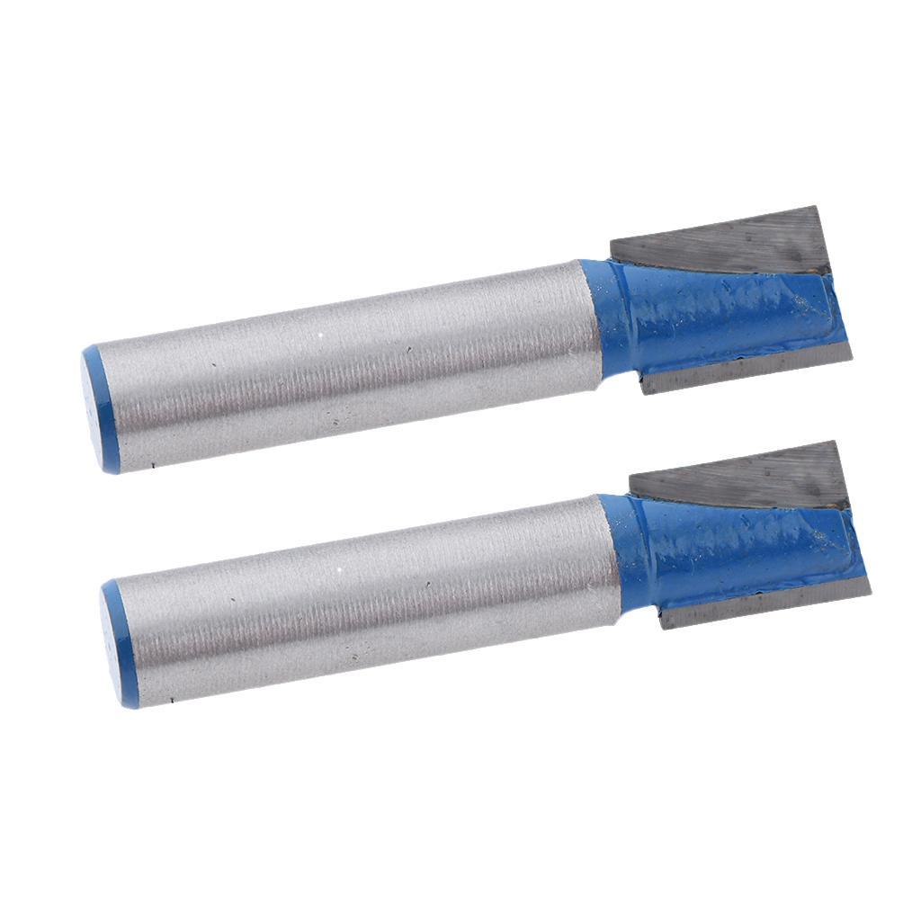 2 Pieces 8mm Router CNC Engraving Woodworking V Groove 8mm Shank