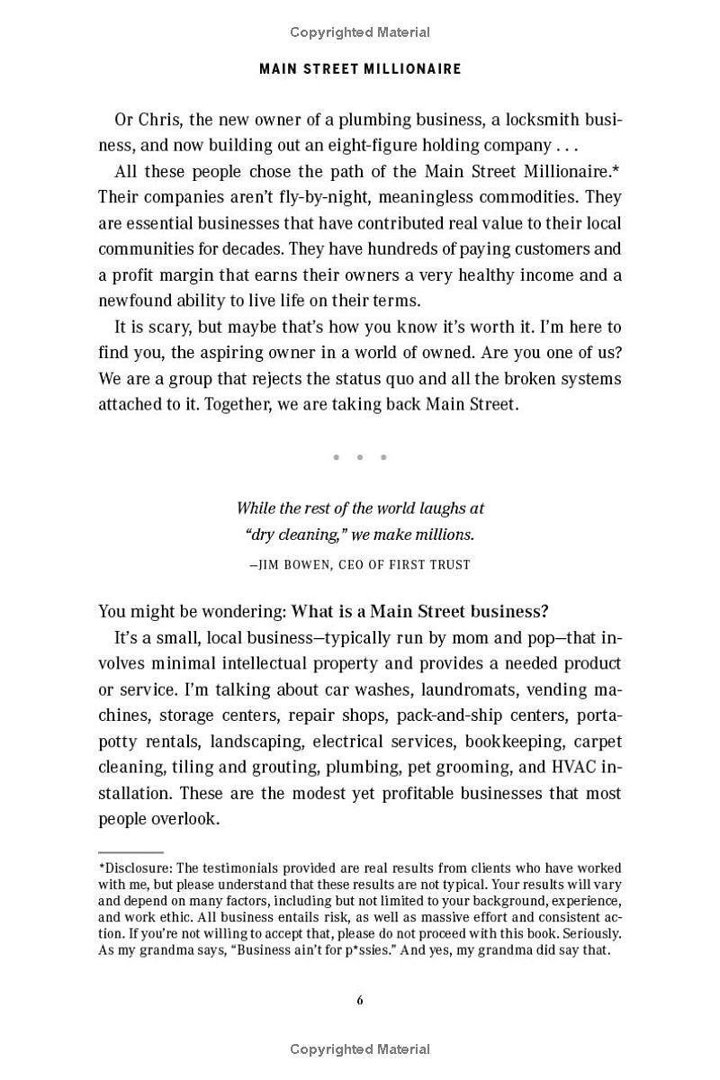 Sách ngoại văn: Main Street Millionaire