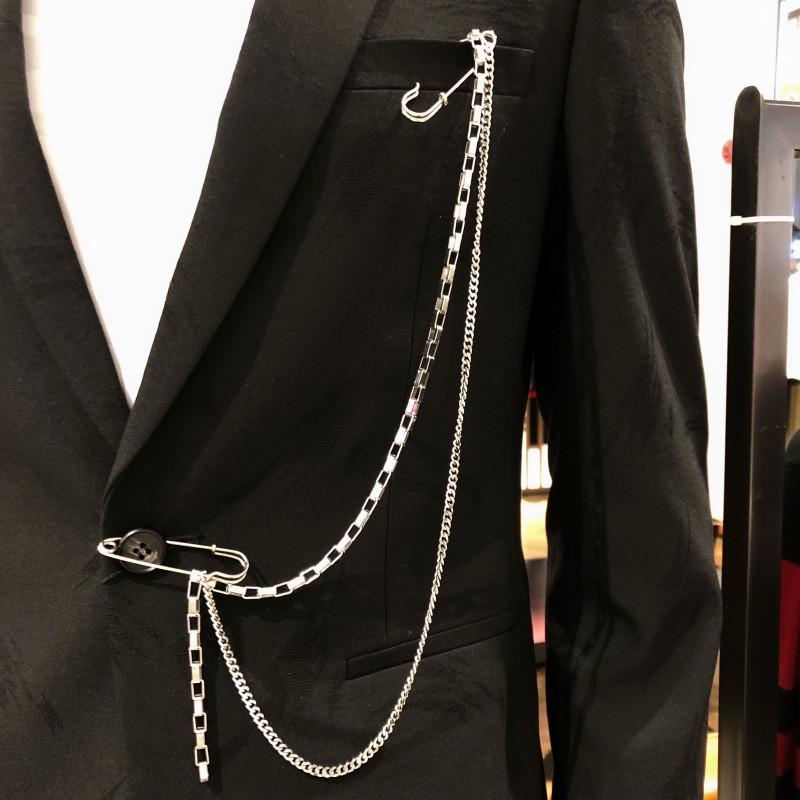 Xích đeo quần áo dạng kim băng basic