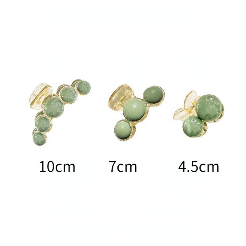 Kẹp cặp tóc càng cua hàn quốc đính ngọc trai phong cách tiểu thư cute xinh dễ thuong cho nữ màu xanh ngọc