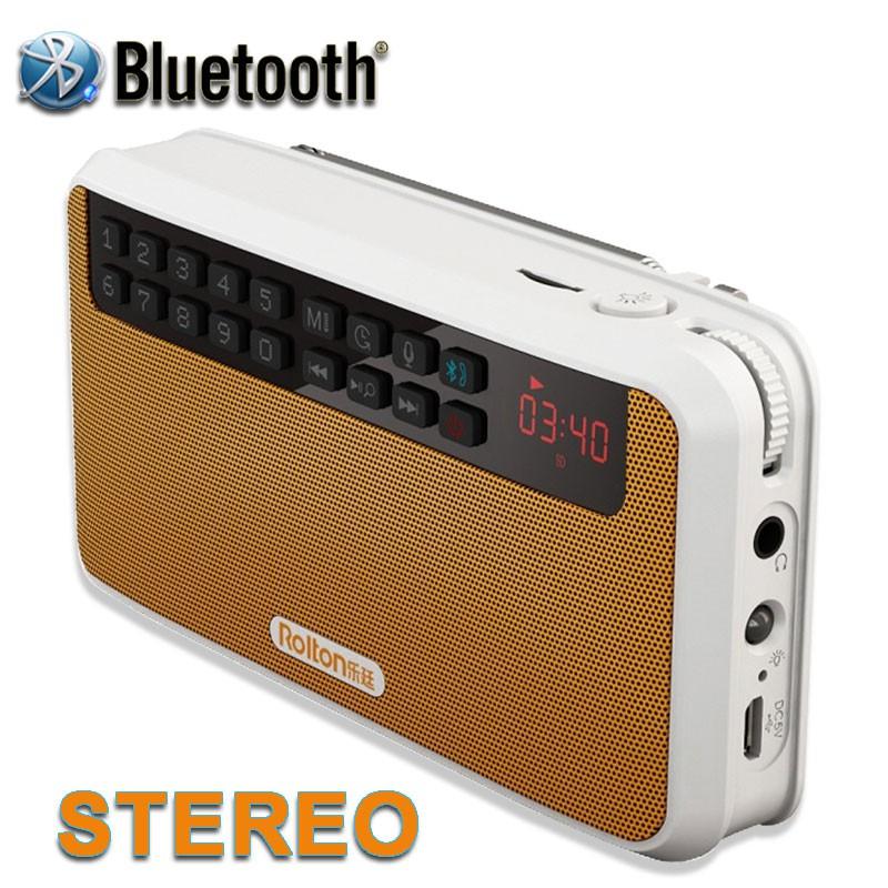 ĐÀI FM BLUETOOTH NGHE NHẠC CHẤT ROLTON E500 HÀNG CHÍNH HÃNG