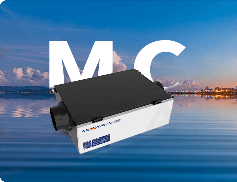 Máy cấp không khí tươi,Comay John 250m3/h 4 màng lọc PM2.5, Hepa Nhật Bản - Hàng chính hãng