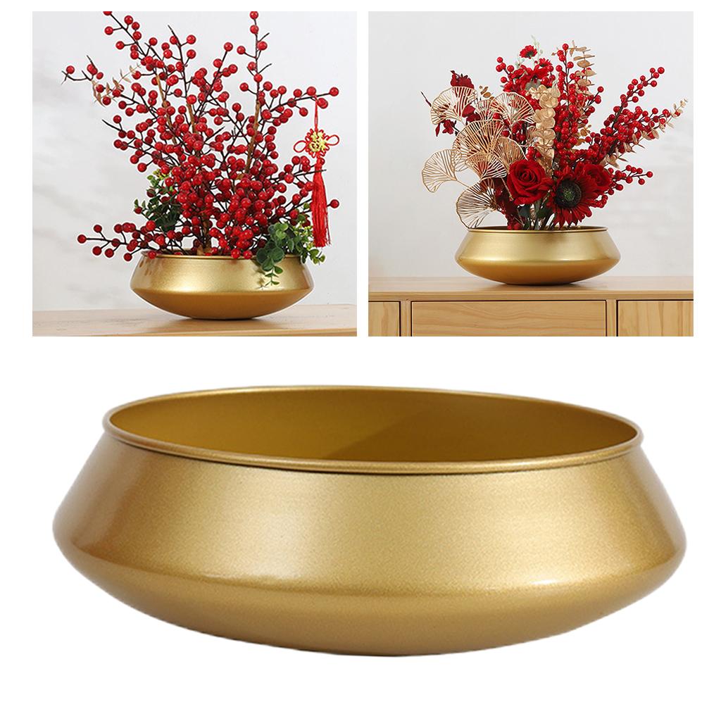 Nordic Style Plant Pot Gold Succulent Containers Home Decor