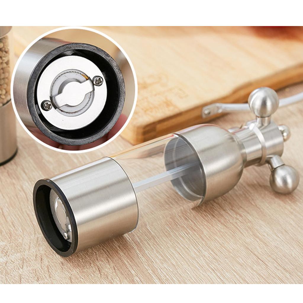 Stainless Steel Mini Manual Pepper Grinder Muller Mill Kitchen Seasoning Grinding Tool