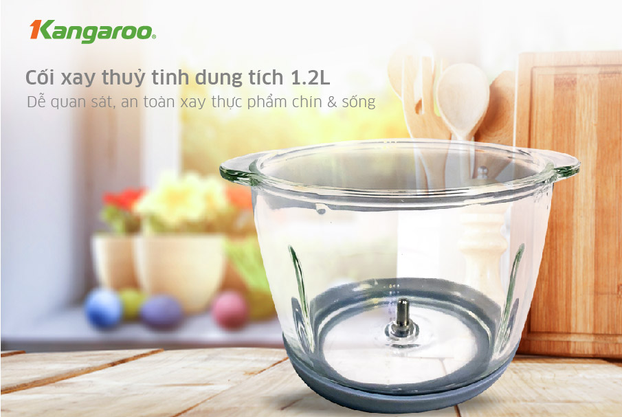 Máy xay thịt Kangaroo KG12T (1.2 Lít) - Hàng chính hãng 