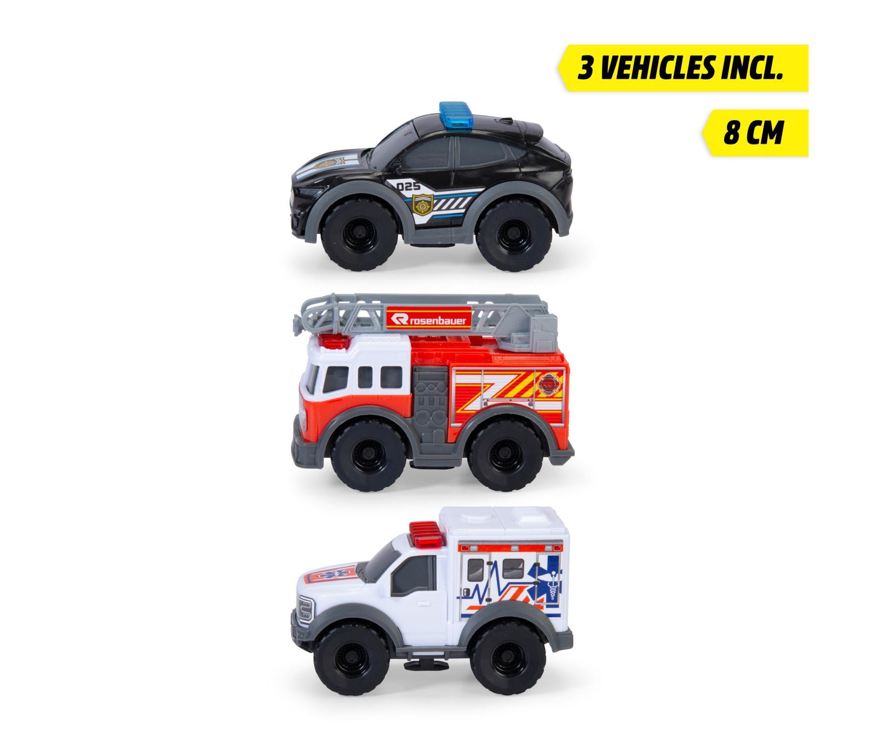 Bộ Đồ Chơi Mô Hình Xe Cứu Hộ Micro SOS Playset - Dickie Toys 203714024