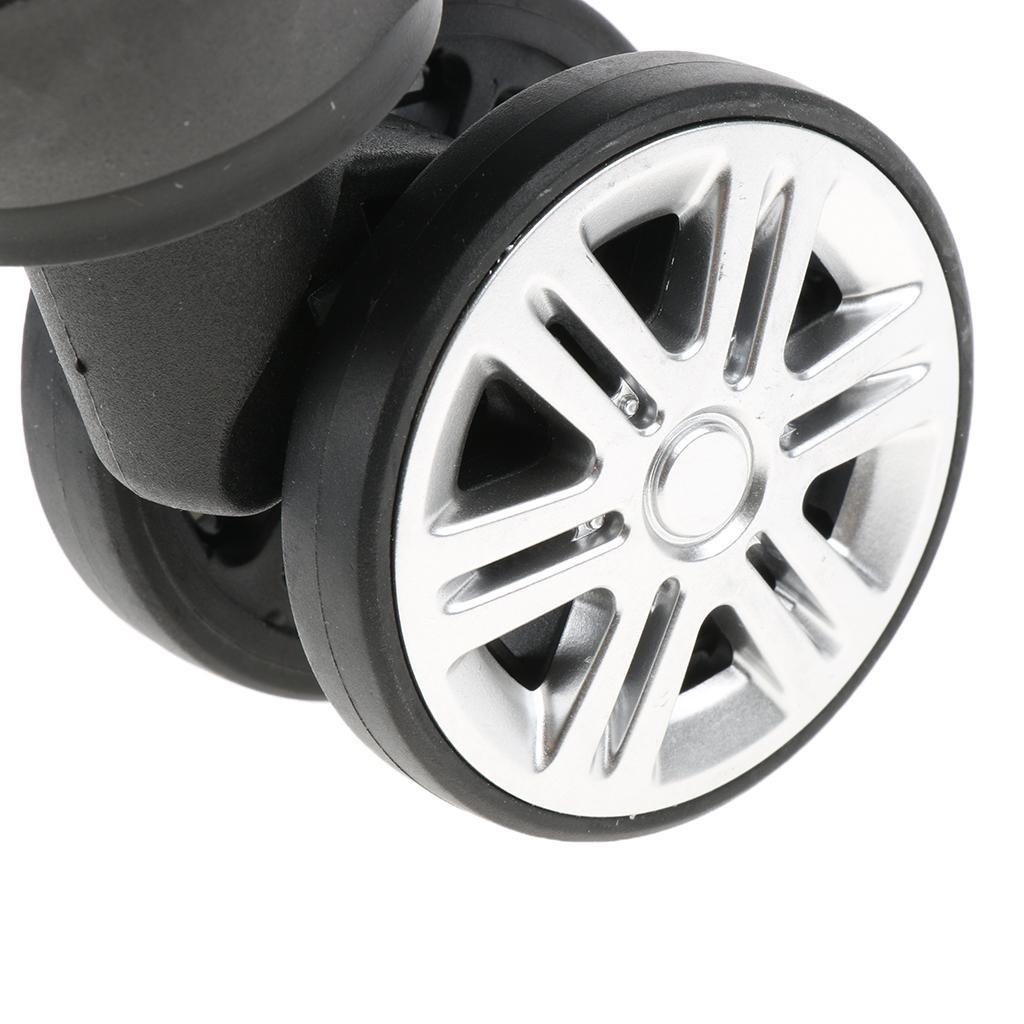 4 Pieces A58# Suitcase Luggage Wheels Replacement Swivel Mute Casters for