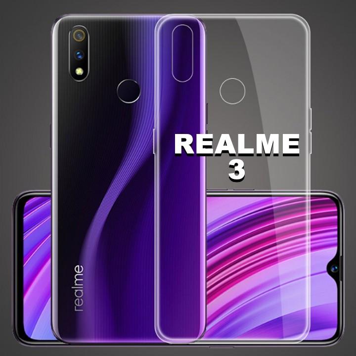 Ốp lưng dẻo silicon trong suốt dành cho Realme 3