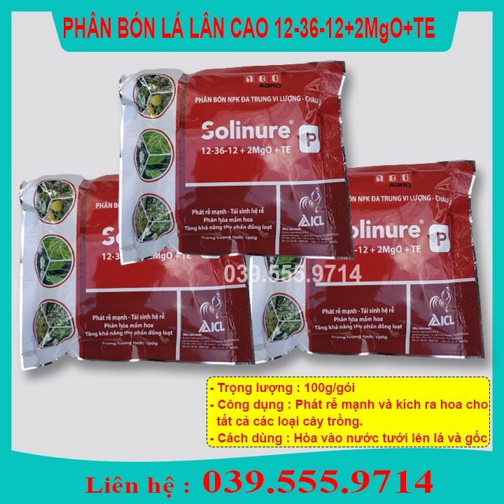 Phân Bón Lân Cao 12-36-12+2MgO+TE - phát triển và tái sinh rễ,tăng khả năng thụ phấn, phân hóa mầm hoa