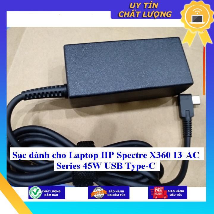 Sạc dùng cho Laptop HP Spectre X360 13-AC Series 45W USB Type-C - Hàng Nhập Khẩu New Seal