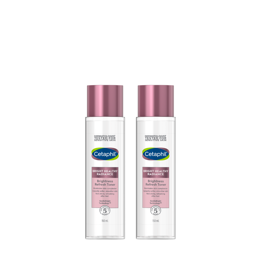 Combo 2 Nước cân bằng làm sáng da Cetaphil Bright Healthy Radiance Refresh Toner 150mlx2