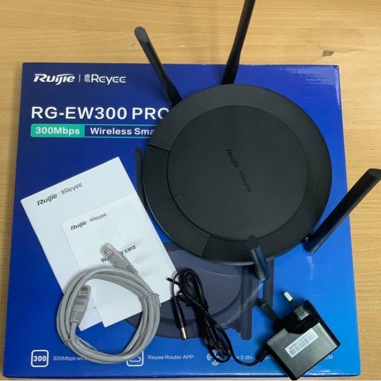 Bộ phát WiFi Ruijie RG-EW300 PRO Chuẩn N tốc độ 300Mbps - Hàng Chính Hãng