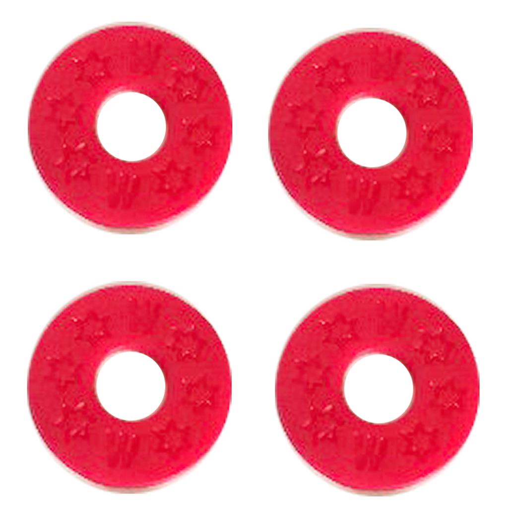 Sunnimix 10 Miếng Dây Đeo Đàn Guitar Khối Cao Su Dây Đeo An Toàn Khóa Máy Giặt Cho Đàn Guitar Bass