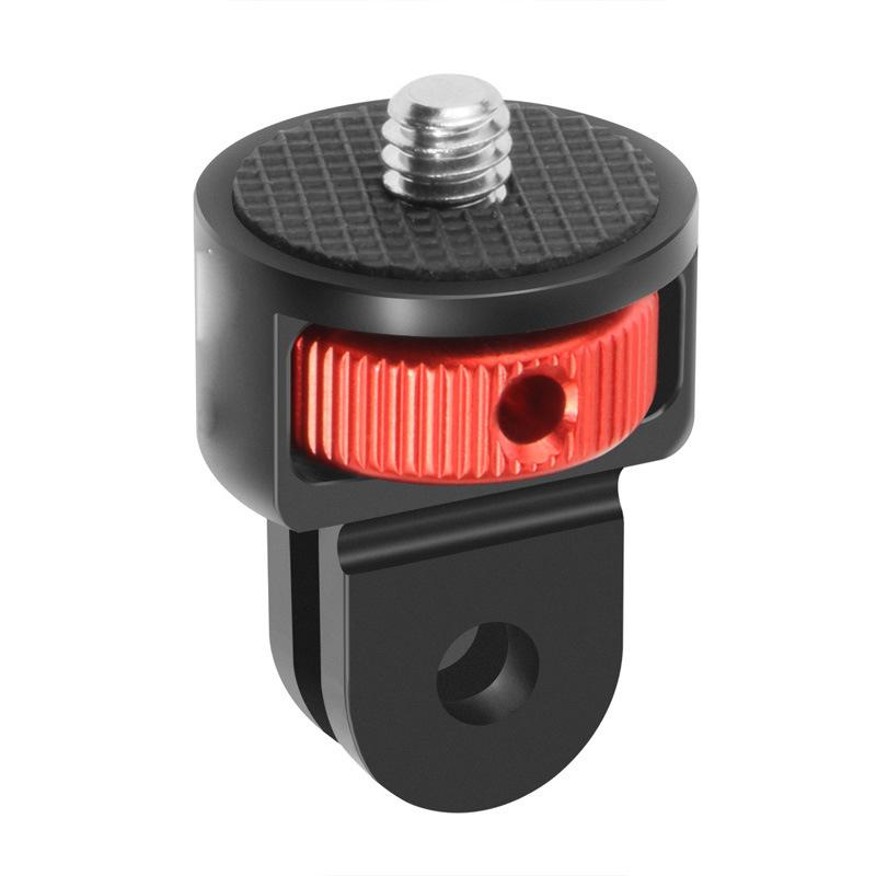 Universal 360 Xoay 1/4 "Bộ chuyển đổi bộ chuyển đổi mini cho GoPro Hero 11 10 9 8 7 Eken Insta360 Phụ kiện camera hành động