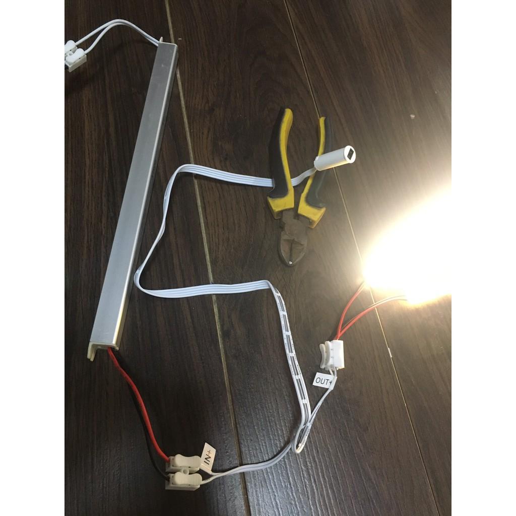 Thanh nhôm U âm định hình UT25-7mm , Dạng U tai âm. Dùng dây led dán, Led Thanh