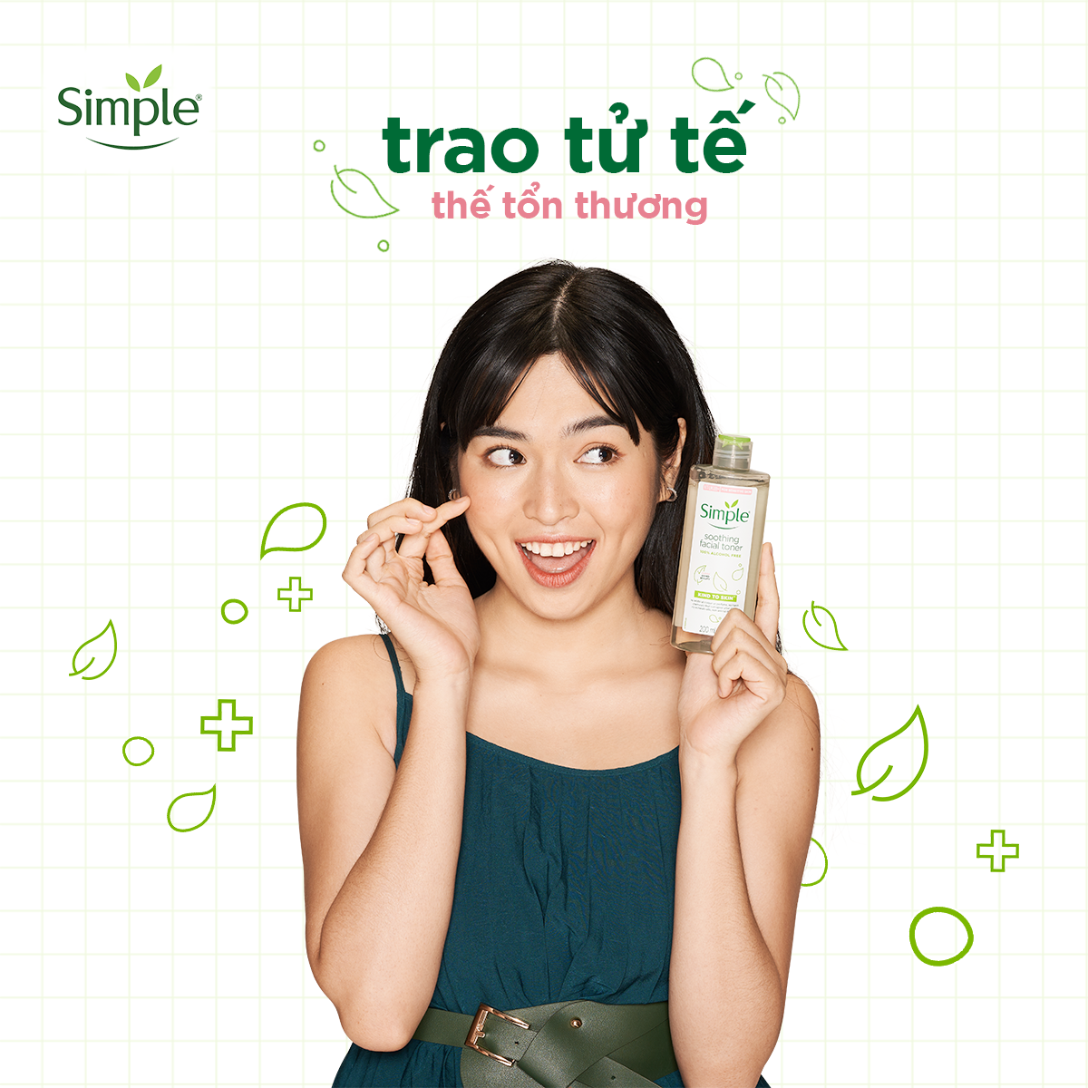 Combo Simple Làm Sạch Nước Tẩy Trang + Nước Hoa Hồng