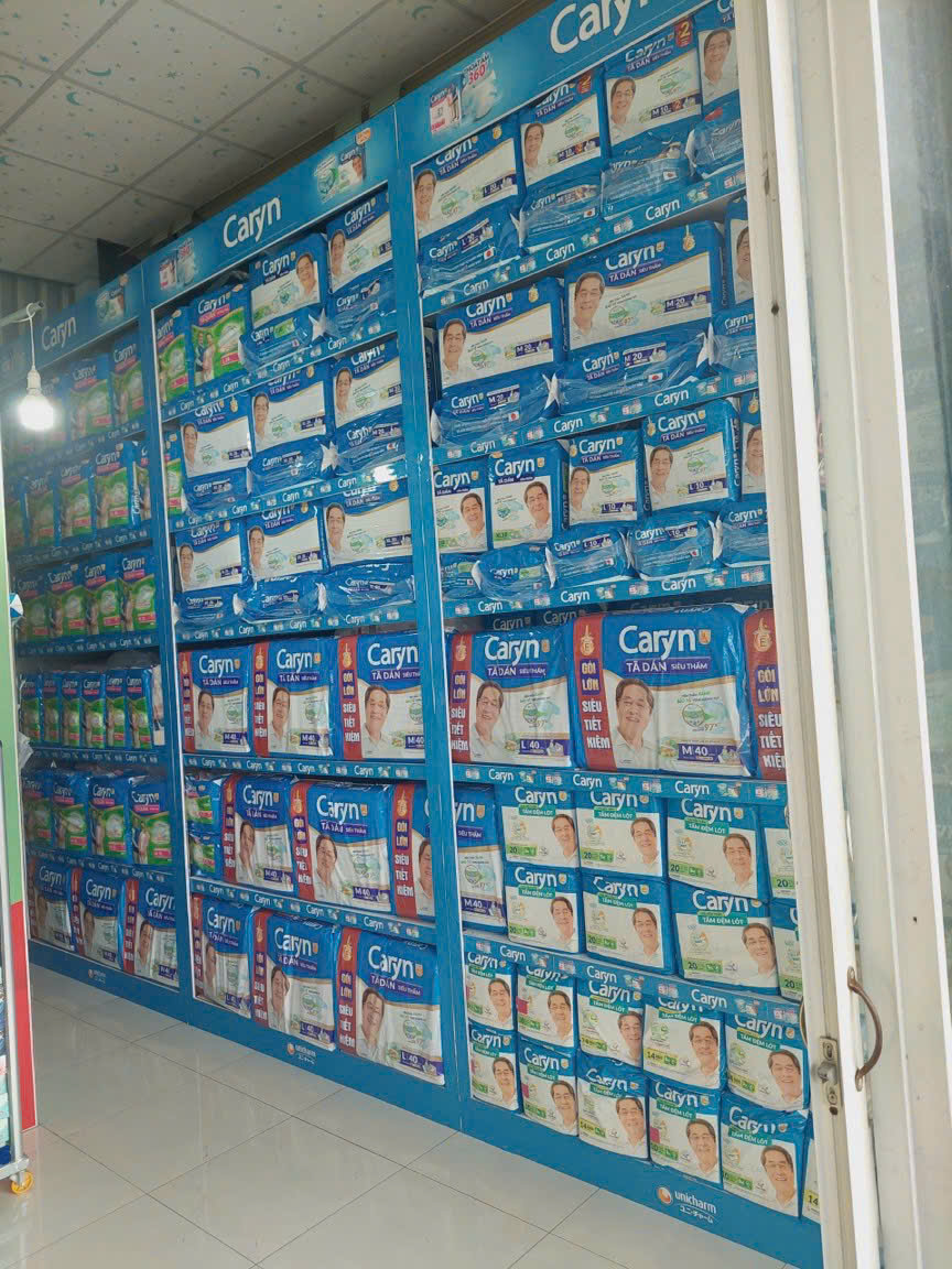 (14 Miếng/Gói) - Sỉ 1 Cây/Thùng 8 Gói Tấm đệm lót / Miếng lót Caryn 14/ Lót Caryn XL14 miếng Mỏng nhẹ Siêu thấm