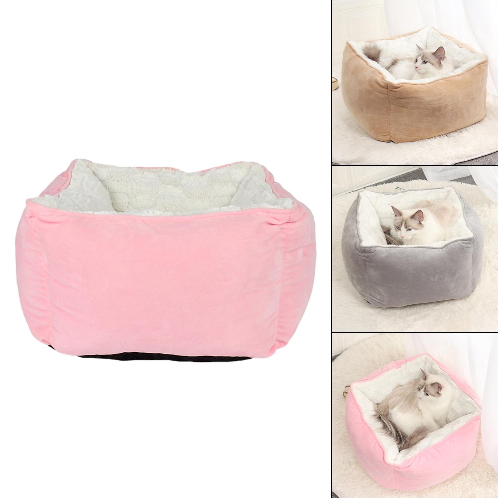Square Dog Bed Pet Bed Autumn Winter Warm Comfortable Bed Nest Warm Dog Cat